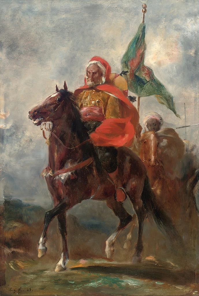 Un capo orientalista a cavallo, 1863